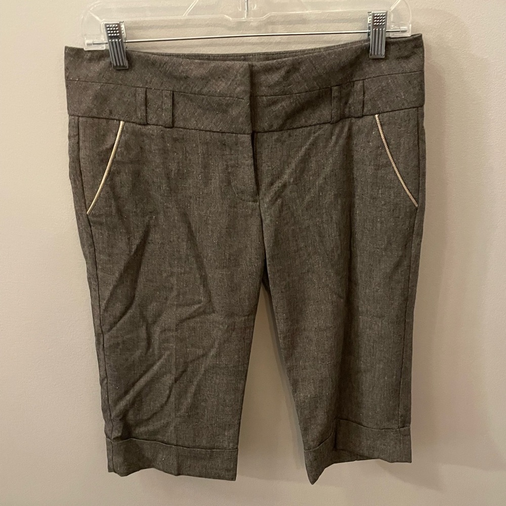 Bebe long grey shorts, sz 4